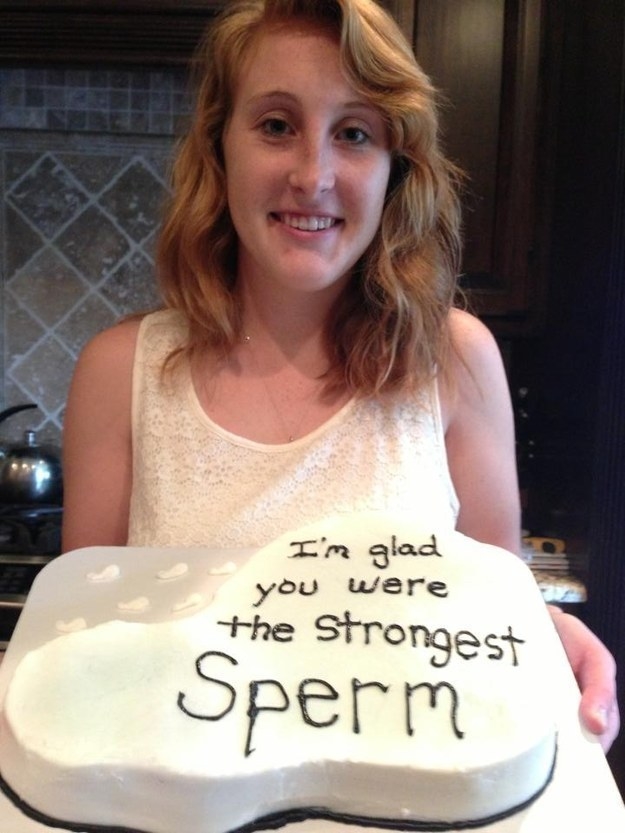 The parents who got their daughter this blunt cake: