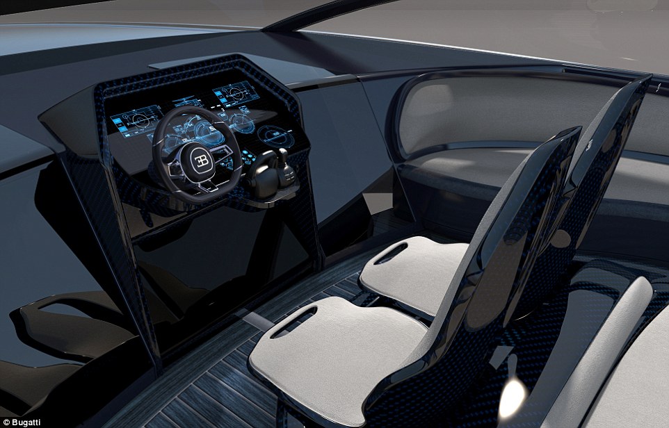 Other standout features include supercar-inspired helm chairs and a futuristic command centre with an interactive system for vessel navigation, monitoring, control and entertainment