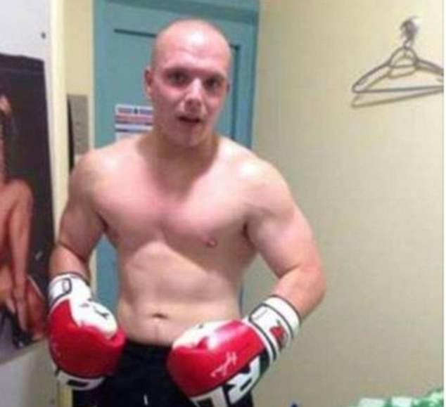 McCready previously posted a photo of himself posing in boxing gloves in his prison cell