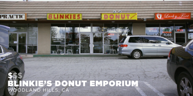 The first stop on our donut journey was Blinkie's Donut Emporium in Woodland Hills, CA.