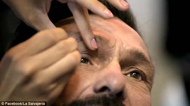 A video of the transformation has been widely viewed after being posted on Facebook
