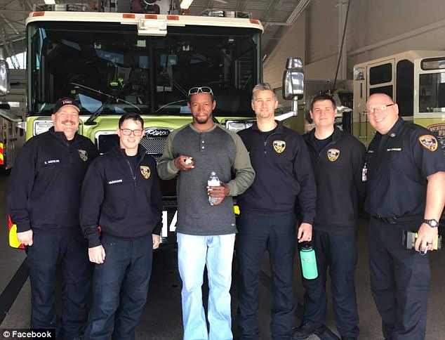 The local fire department delivers Victor's mental health care prescriptions to him daily