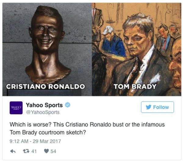 the internet is dying at cristiano ronaldos statue unveiling 18 photos 214 The internet is dying at Cristiano Ronaldos statue unveiling (17 Photos)