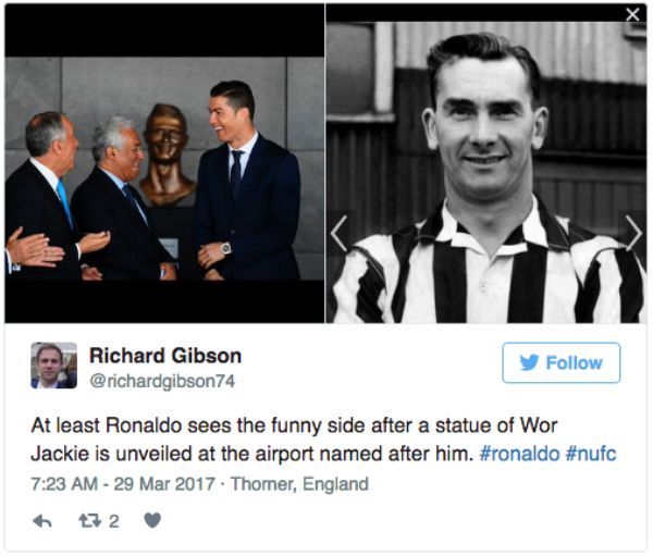 the internet is dying at cristiano ronaldos statue unveiling 18 photos 210 The internet is dying at Cristiano Ronaldos statue unveiling (17 Photos)