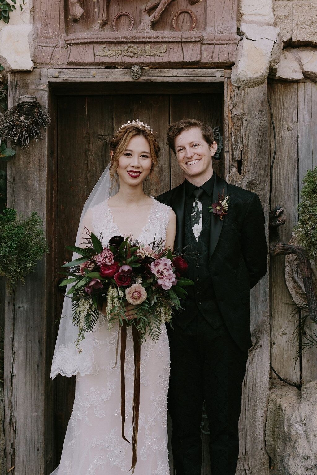 So stunning, in fact, that Martha Stewart Weddings did a feature on their big day.