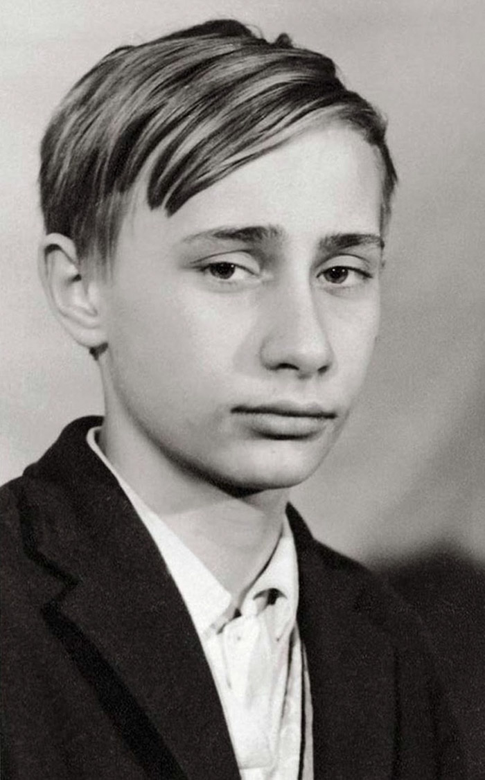 Vladimir Putin As A Young Teenager, 1966