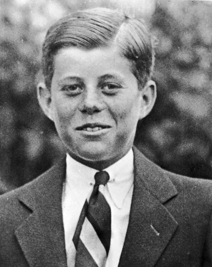 John F. Kennedy At Age 10, Hair Slicked Back, 1927