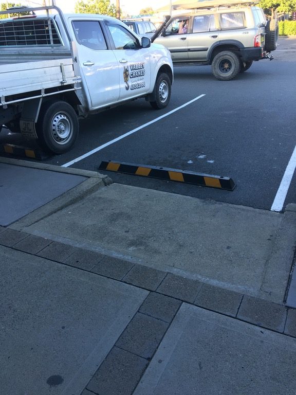 What kind of jerk blocks access for people in wheelchairs?
