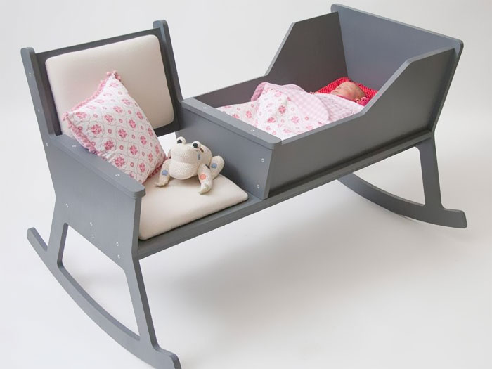 Rocking Chair And Cradle In One