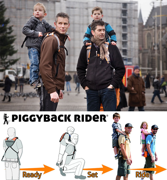 The Piggyback Rider Standing Child Carrier