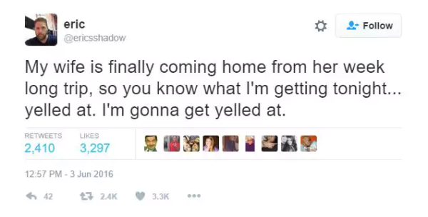 married life perfectly summed up in tweets 24 Married life perfectly summed up in tweets (30 Photos)
