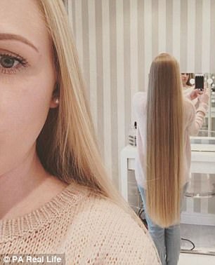 Having such a long mane can be a hazard, according to stay-at-home-mum Lianne, who sometimes catches it in the car door when she pops to the shops