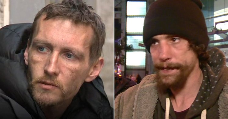 Pictured: The two homeless heroes who helped Manchester attack victims