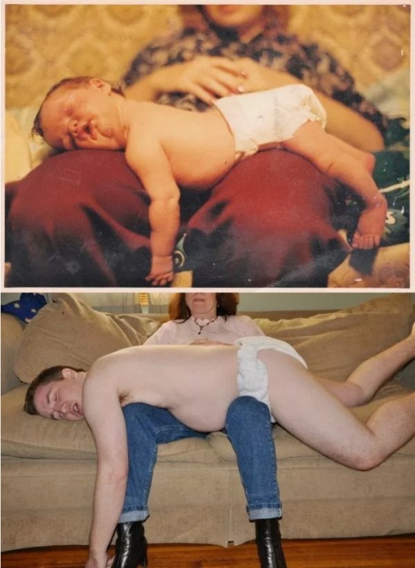 family photos then now same recreated funny 20 Then & now images prove that some people never change (40 Photos)