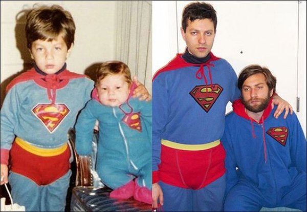 family photos then now same recreated funny 8 Then & now images prove that some people never change (40 Photos)