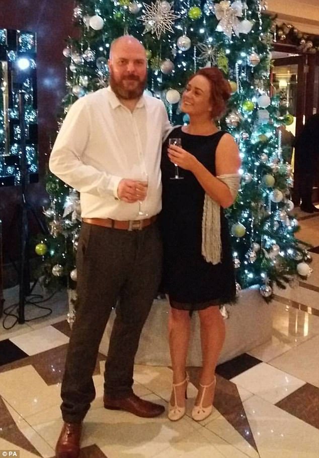 Sadie was later transferred to Arrowe Park Hospital in Wirral, after doctors said she had minor brain damage, but on the way Mrs Johnston and husband Rob Pye (pictured) were told she had suffered a cardiac arrest. Doctors at Arrow Park switched off her life support 