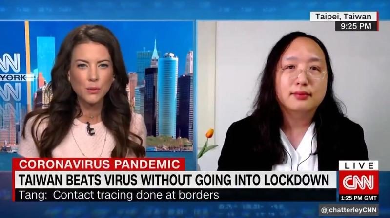 CNN專訪唐鳳
