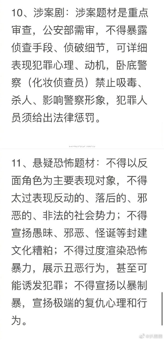 中國劇20條禁令